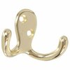 Hillman BRASS PLATED CLOTH HOOK 852083